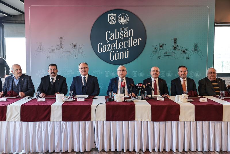 BİLGİN VE ŞİMŞEK GAZETECİLER İLE BULUŞTU...