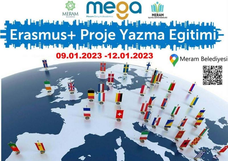 MERAM’DA ÖĞRETMENLERE ERASMUS PROJE YAZMA EĞİTİMİ