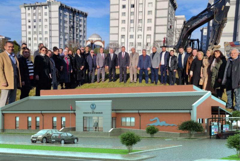 YARI OLİMPİK YÜZME HAVUZUNA İLK KAZMA VURULDU