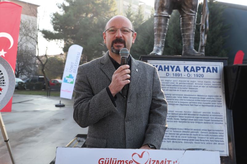 ‘İZMİT UNUTMAZ’ YAHYA KAPTAN VEFATININ 103’ÜNCÜ YILINDA UNUTULMADI