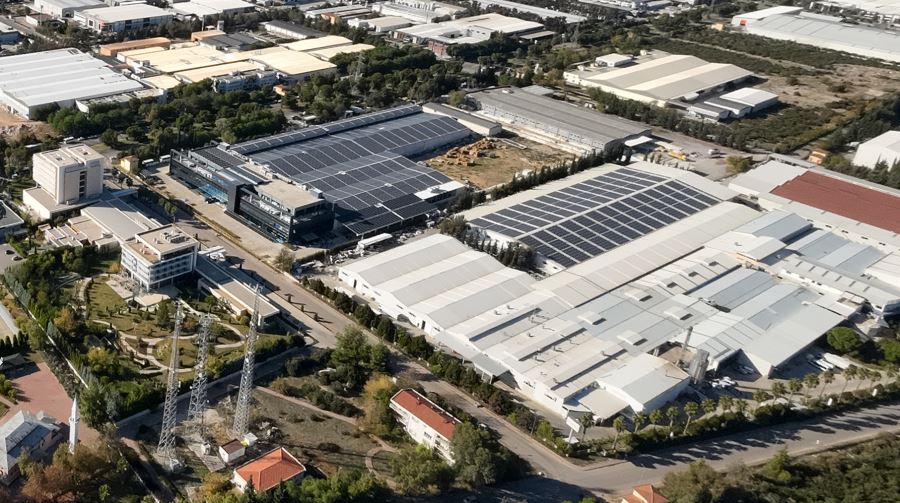 ANTALYA ORGANİZE SANAYİ BÖLGESİ’NİN ÇATILARI ELEKTRİK ÜRETİYOR