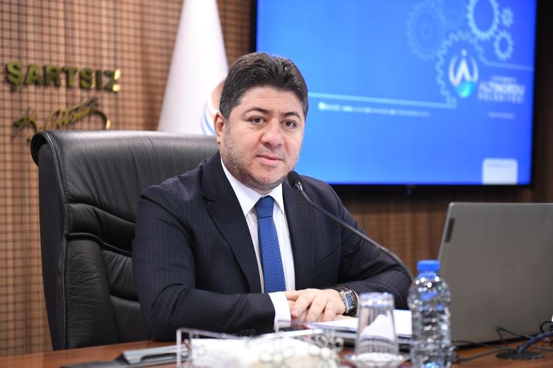 BAŞKAN AŞKIN TÖREN YENİ YILIN İLK BELEDİYE MECLİS TOPLANTISINDA KONUŞTU: