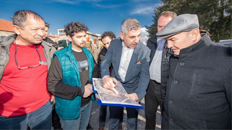 Başkan Soyer Çiğli’de yatırımları inceledi, yurttaşlarla sohbet etti: Vazifemiz halkımızın yüzünü güldürmek