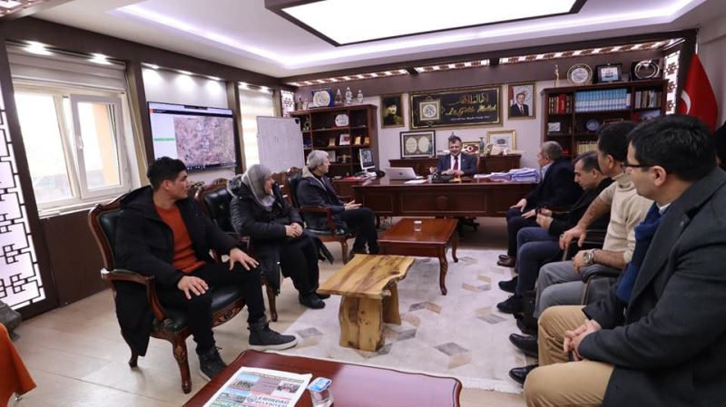 Gurbetçi Vatandaşlarımızdan Belediye Başkanımız Serkan Koyuncu’ya Ziyaret