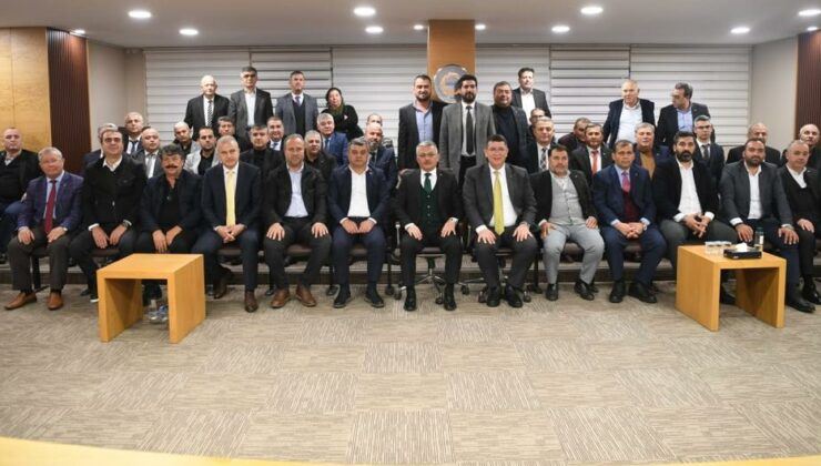 VALİ YAZICI ANTALYA ESNAF ODALARI BAŞKANLARIYLA BİR ARAYA GELDİ