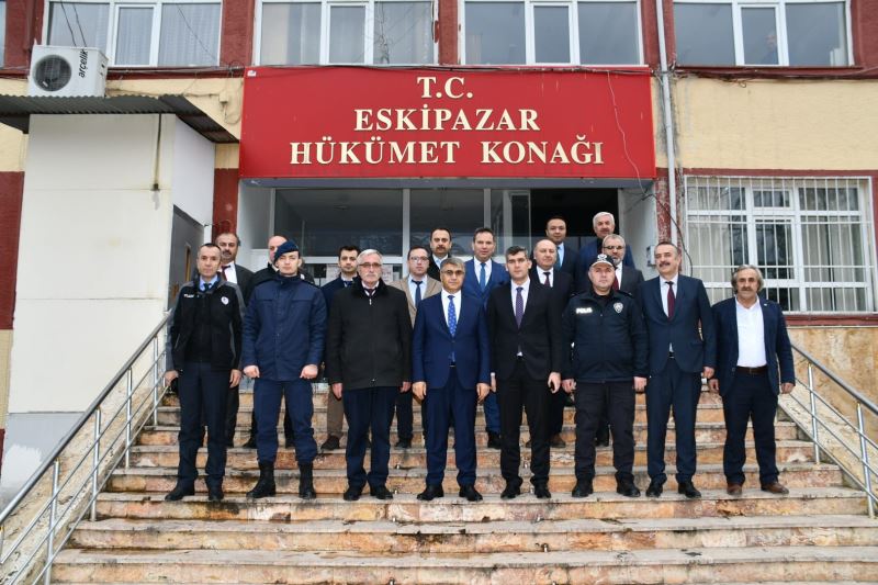 Vali Fuat Gürel, Eskipazar Kaymakamlığını Ziyaret Etti.