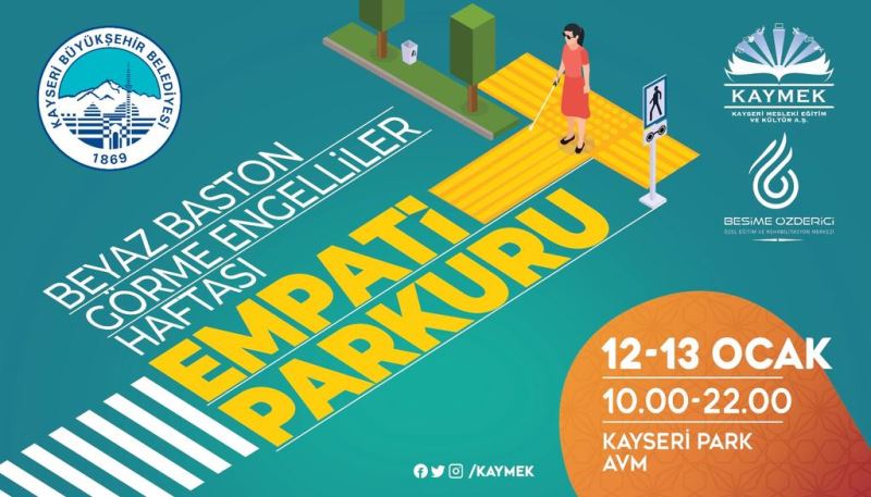 Büyükşehir’den ‘Empati Parkuru’ ile Farkındalık Hareketi
