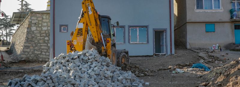 AĞAÇKÖY MAHALLESİ HİZMET BİNASINA SON DOKUNUŞLAR