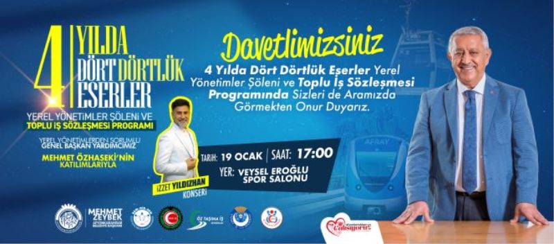YEREL YÖNETİMLER BAŞKANIMIZ ÖZHASEKİ AFYON´A GELİYOR