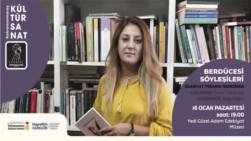 Yılın Kadın Yazarı Koç, Berdücesi Söyleşileri’nin Konuğu Olacak