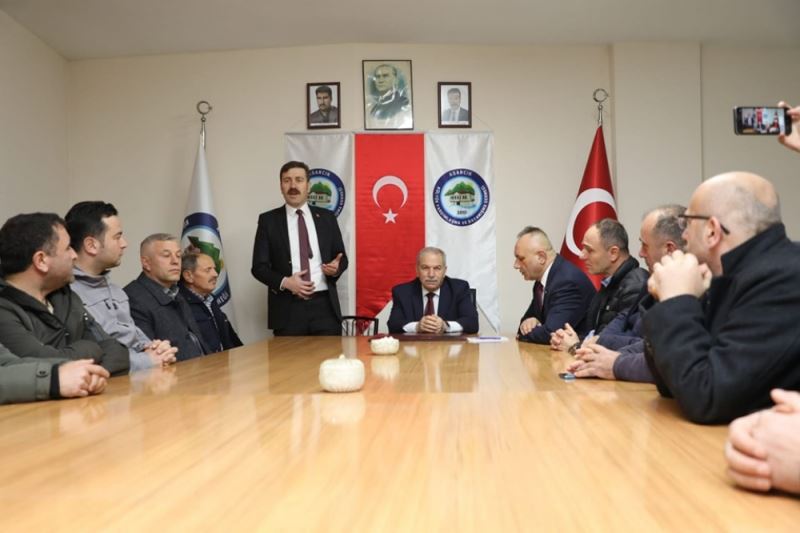 ASARCIKLILAR BAŞKAN DEMİRTAŞ’I DERNEK BİNASINDA AĞIRLADI
