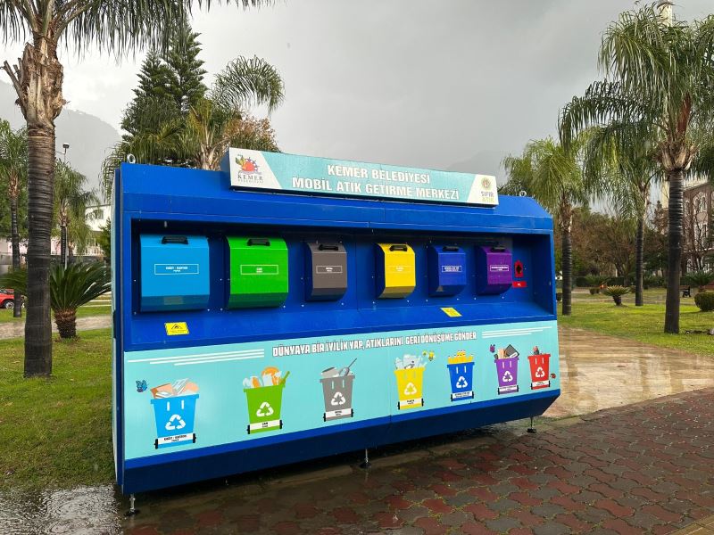 Kemer’e ‘mobil atık getirme merkezi’
