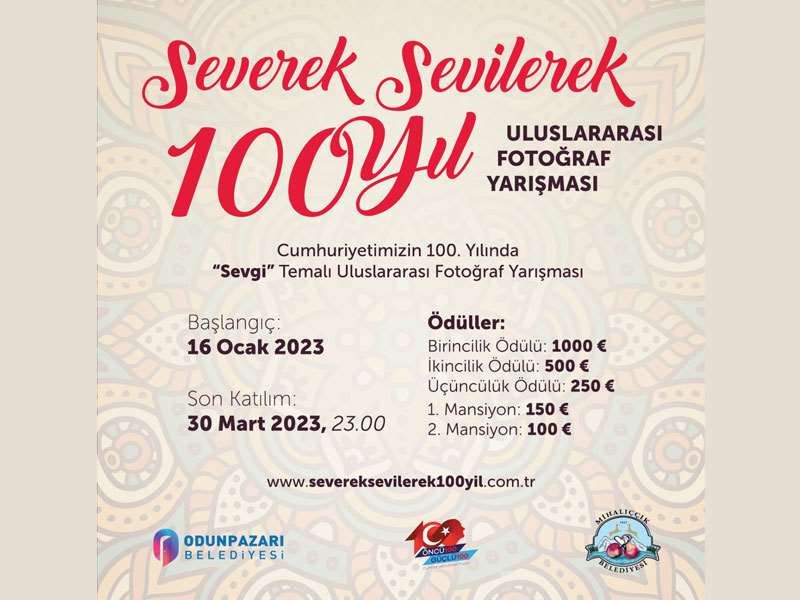 ODUNPAZARI VE MİHALIÇÇIK BELEDİYESİNDEN CUMHURİYET’İN 100. YILINA ÖZEL ULUSLARARASI FOTOĞRAF YARIŞMASI