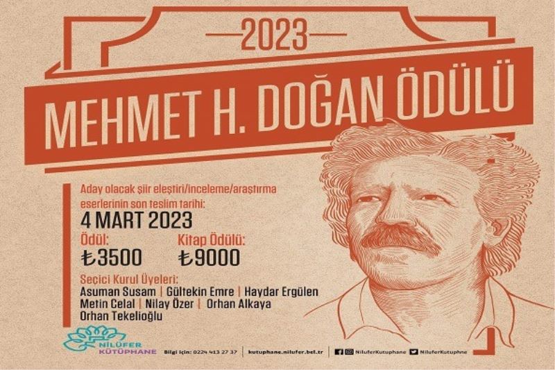 Mehmet H. Doğan Ödülü’ne başvurular başladı