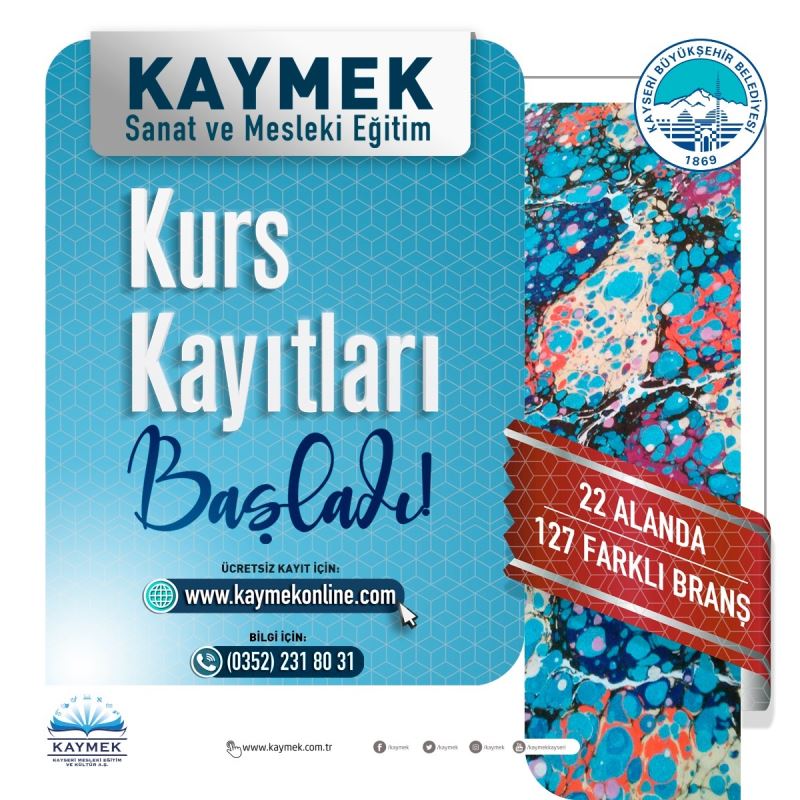 KAYMEK’in 2’nci Dönem Kurs Kayıtlarına İlk Saatlerden Yoğun İlgi