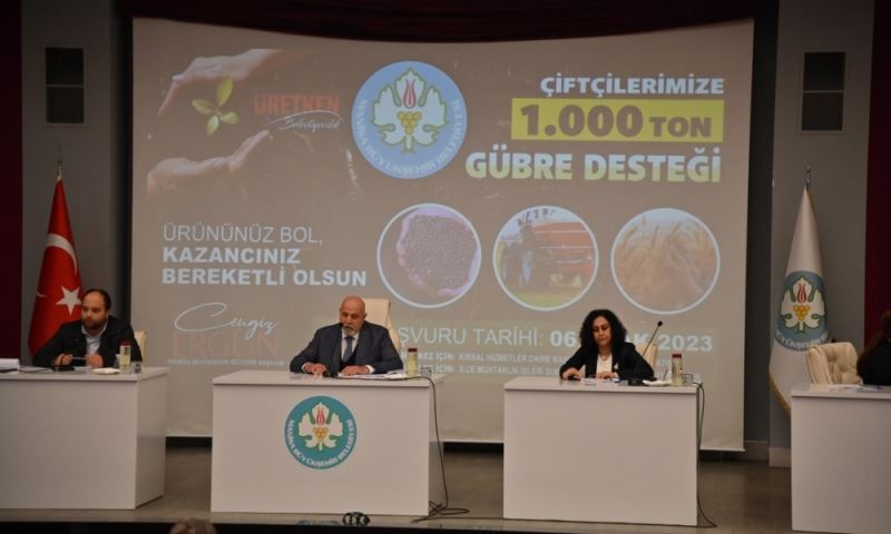 Üreticiye 1000 Ton Gübre, 500 Koç ve 50 Teke Desteği Geliyor
