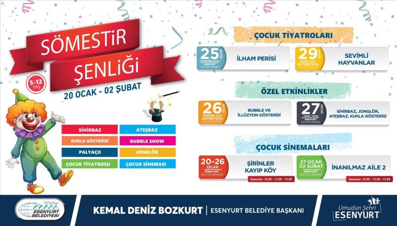 Birbirinden Eğlenceli Etkinlikler Sömestir Şenliği’nde