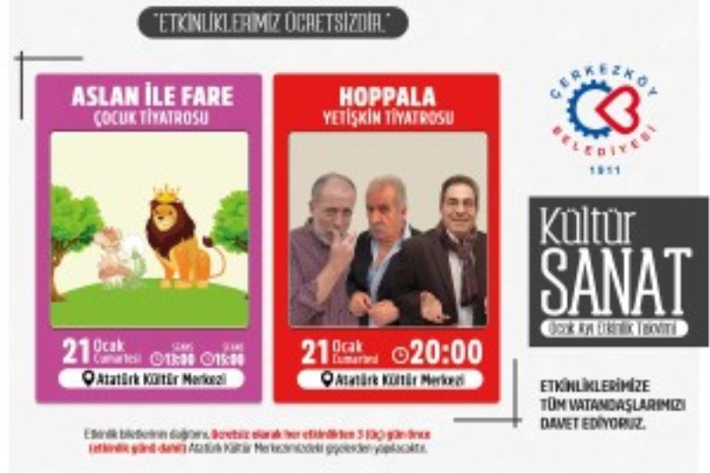 OCAK AYI KÜLTÜR-SANAT ETKİNLİKLERİ DEVAM EDİYOR