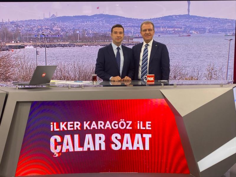 Başkan Seçer, Fox TV’de İlker Karagöz’le “Çalar Saat” Programına Konuk Oldu