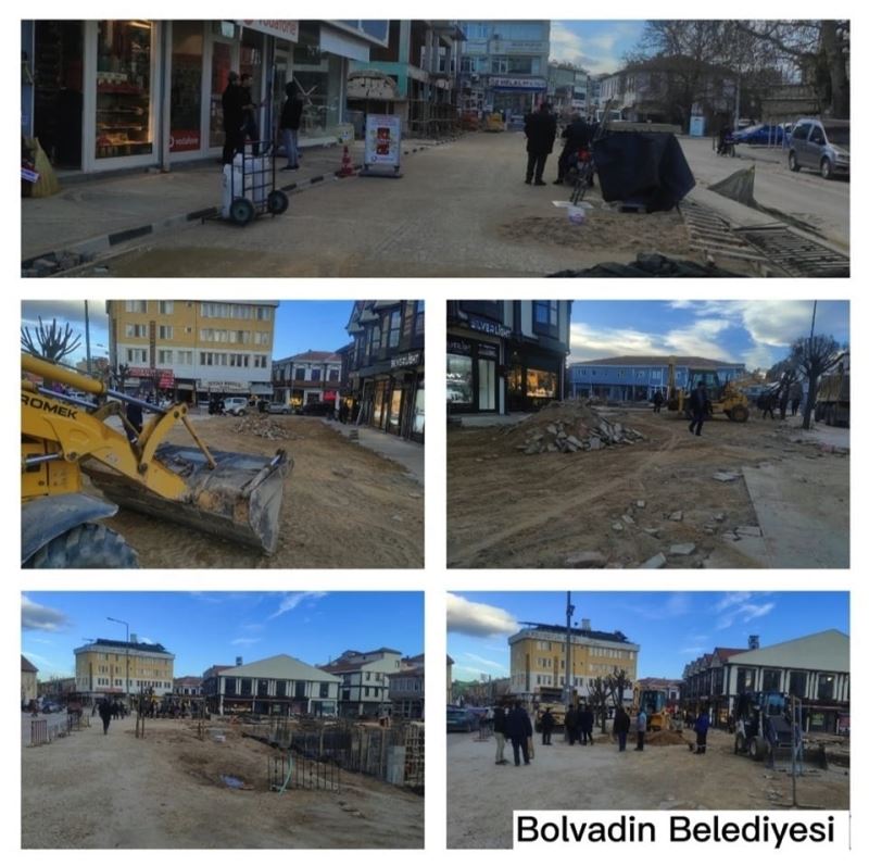 ÇARŞIDA ÇEVRE DÜZENLEMESİ BAŞLADI