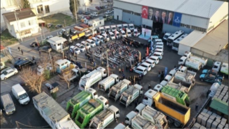 DARICA BELEDİYESİ, ARAÇ FİLOSUNU 72 ARAÇ İLE GÜÇLENDİRDİ