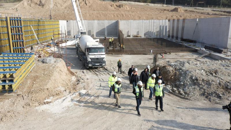 SU DEPOSU İNŞAATI HIZLA DEVAM EDİYOR