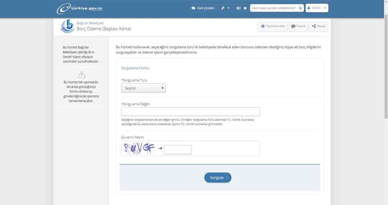 BAĞCILAR’DA MOBİL E-DEVLET UYGULAMASI ÜZERİNDEN TAHSİLAT İŞLEMLERİ BAŞLADI