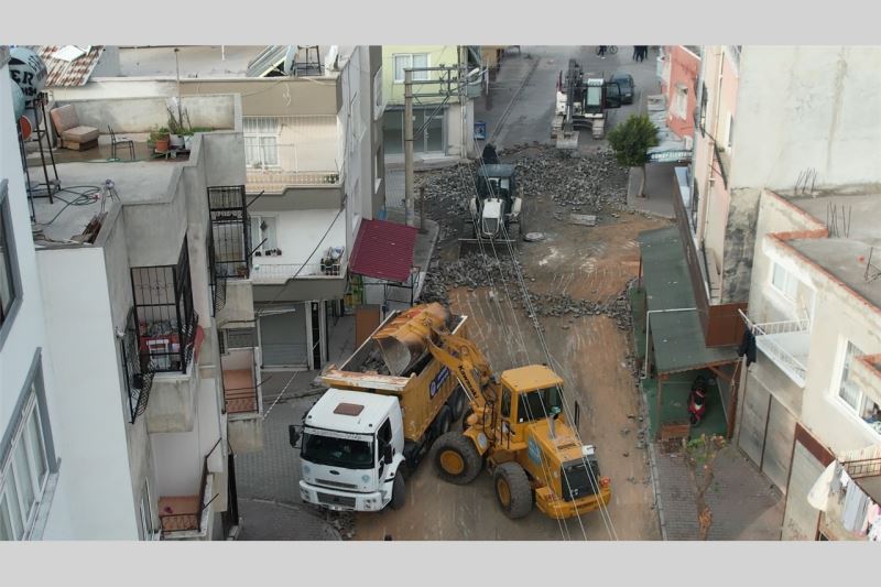 GÜNEŞ MAHALLESİ 5821 SOKAK SICAK ASFALT İLE KAPLANACAK