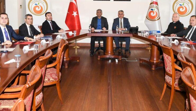 GÜVENLİK TOPLANTISI.. TURİZMİN MERKEZİ ANTALYA 2023 YILINA DA HAZIR