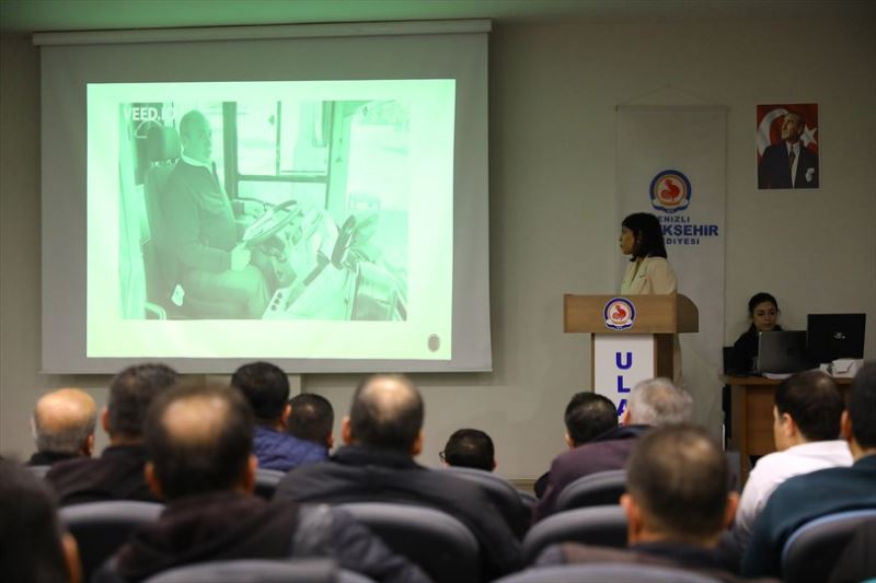 Büyükşehir Ulaşım AŞ şoförlerine “Omurga Sağlığı” eğitimi