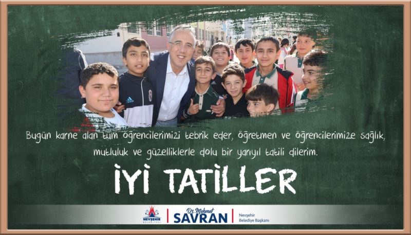 Belediye Başkanı Savran’dan Yarıyıl Mesajı