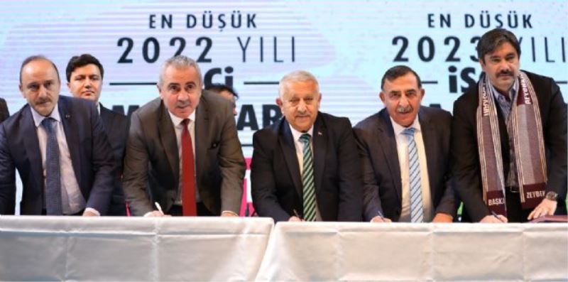 BELEDİYEMİZDE TOPLU SÖZLEŞME SEVİNCİ