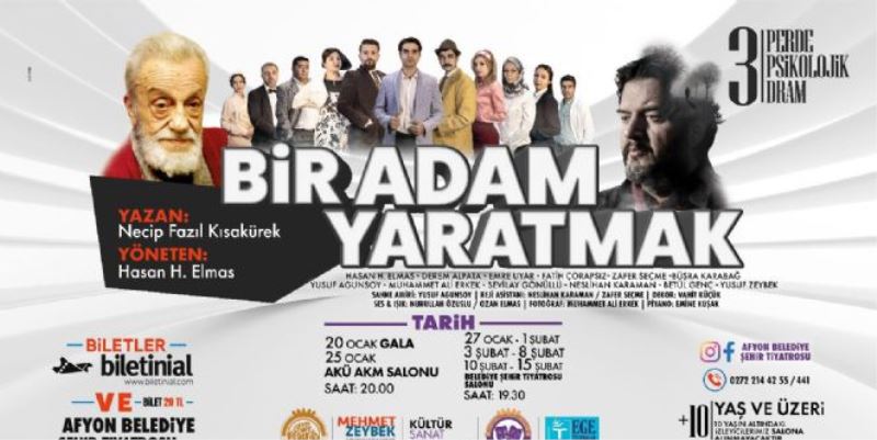 BELEDİYE ŞEHİR TİYATROMUZ PERDELERİNİ AÇIYOR
