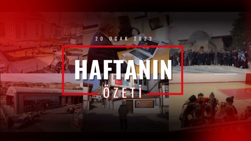 Çankırı Belediyesinden Haftanın Özeti