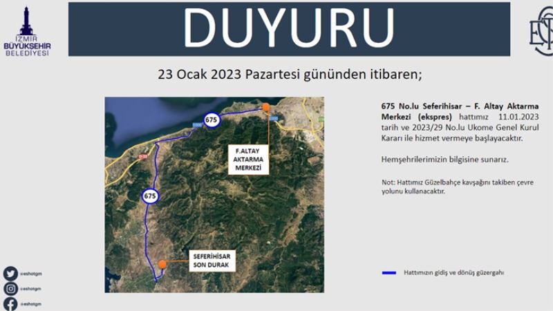 ESHOT’tan üç yeni hat daha