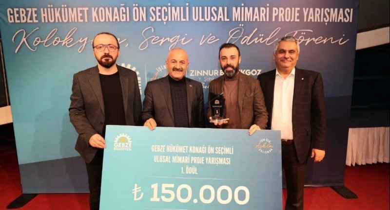 Gebze Hükümet Konağı Proje Yarışmasında Ödüller Sahiplerine Takdim Edildi