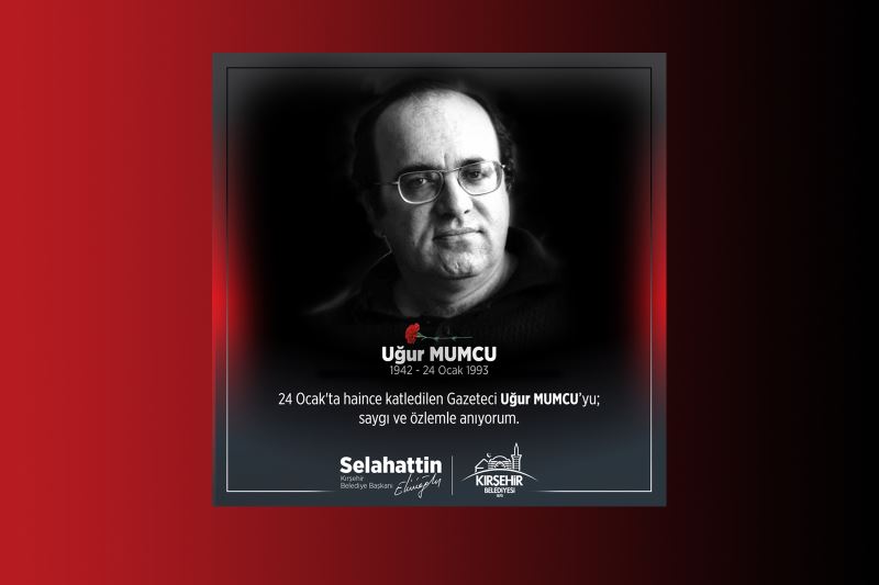 BAŞKANIMIZ EKİCİOĞLU’NDAN, UĞUR MUMCU’YU ANMA AÇIKLAMASI