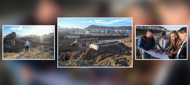 STADYUM VE HASTANEYİ DERELİ YOLUNA BAĞLAYAN KÖPRÜ TRAFİĞİ OLDUKÇA RAHATLATACAK