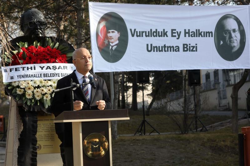 Başkan Yaşar, “Mumcu’nun aydınlığı hiç bitmeyecek”