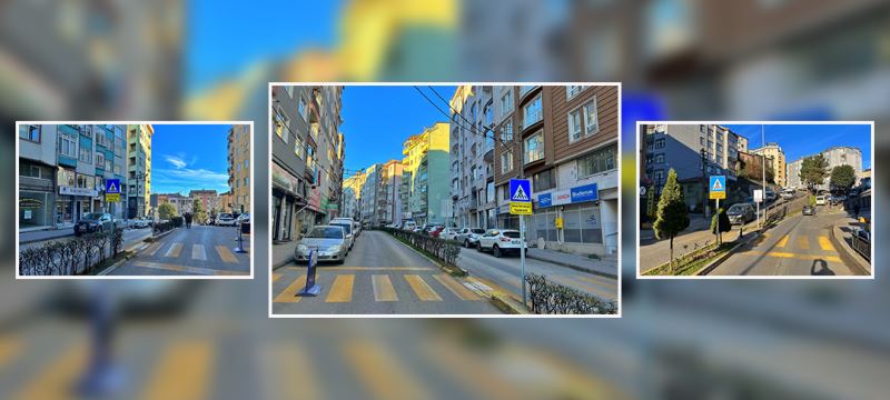 YAYA GÜVENLİĞİ İÇİN UYARICI TRAFİK LEVHALARI TAKILIYOR