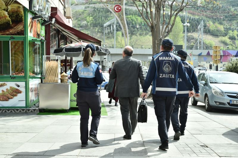Mamak Zabıtasından Usulsüzlüğe Geçit Yok