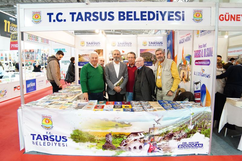 TARSUS BELEDİYESİ 225 BİN KİŞİNİN ZİYARET ETTİĞİ ÇUKUROVA 15. KİTAP FUARI’NDA TARSUS
