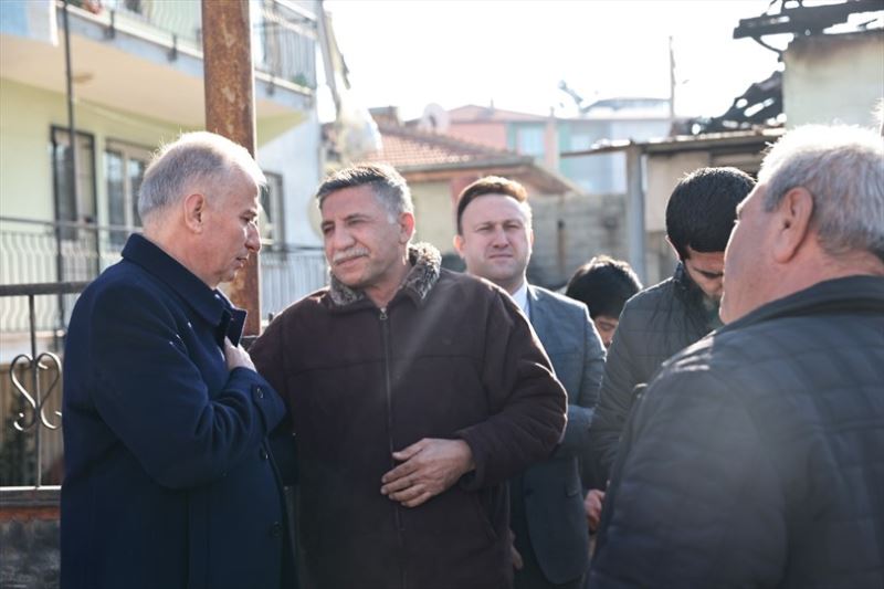 Yangının yaralarını Büyükşehir saracak