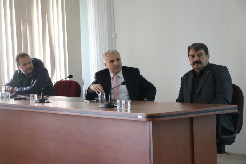 Belediye Başkanımız Nihat Sarı, Tarımsal Sulamaların verimli kullanılması toplantısına katıldı