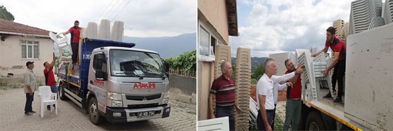 Kırsal mahalleler masa ve sandalye desteği