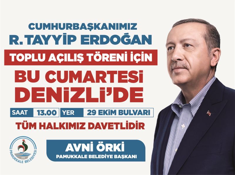 BAŞKAN ÖRKİ’DEN TOPLU AÇILIŞ TÖRENİNE DAVET