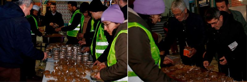 Büyükşehir 30 bin kişiye helva dağıttı