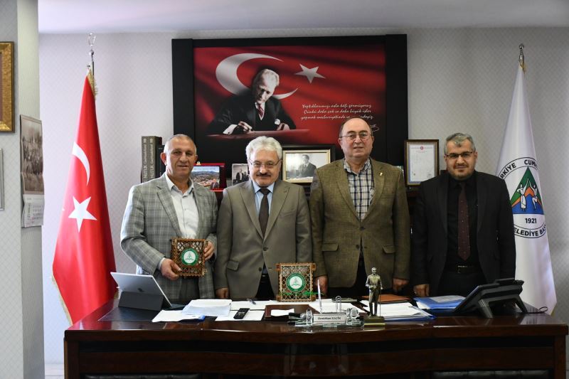 AÇÜ REKTÖRÜNDEN BAŞKAN ELÇİN’E ZİYARET