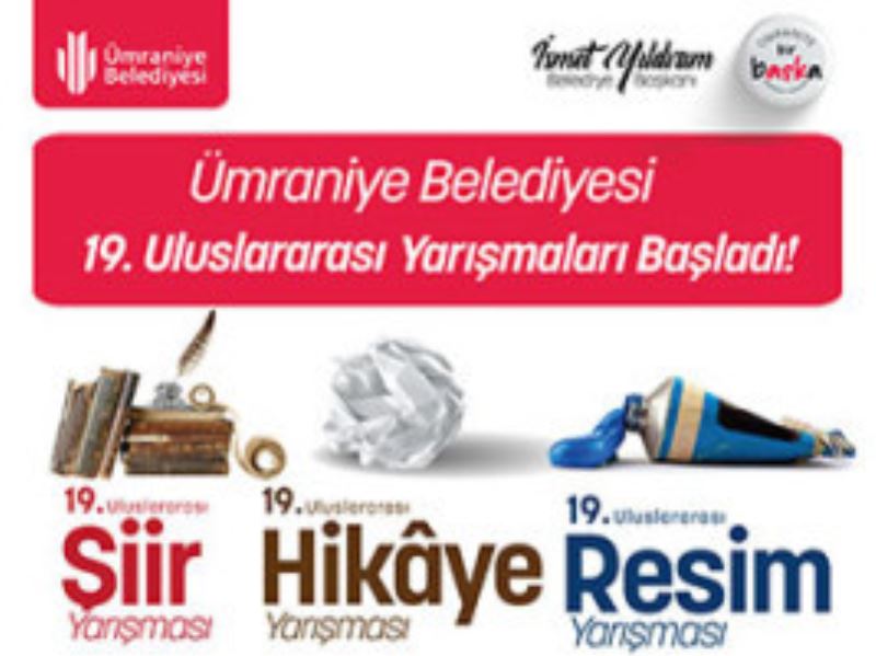 Ümraniye Belediyesi, Geleneksel Resim, Hikâye ve Şiir Yarışmalarının 19.sunu başlattı.
