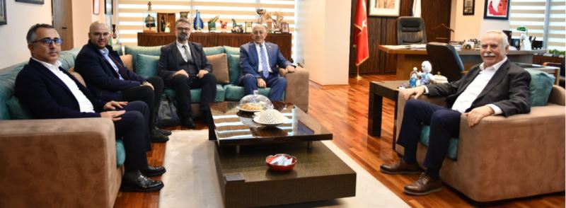 Başkan Gökhan ÇOMÜ Rektörü Prof. Dr. Murat